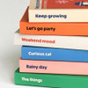 208 Pages of Each Notebook - Iconic Slow Handy Lined Notebook