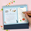160gsm Paper - PLEPLE 2027 Bonny Desk Calendar