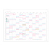 Yearly - PLEPLE Desk Mat With 2026 Dated Monthly Desk Scheduler