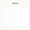 Personal Data - Be On D 2026 Satin Book B6 Dated Daily Diary
