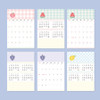 Calendar Pages - 7321 Design 2027 Check & Fruit Desk Calendar