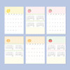 Calendar Pages - 7321 Design 2027 Check & Fruit Desk Calendar