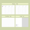 Planner pages - 7321 Design 2026 Focus On Dated Weekly Planner