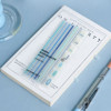 14 Aqua - Iconic Mark Sticky Index Long Highlighter Note Set