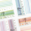 Tone-on-Tone Colors - Iconic Mark Sticky Index Long Highlighter Note Set