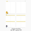 Half Note & Quarter Note - Kakao Friends 2027 Hardcover Dated Weekly Planner