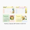 Monthly Calendar - Kakao Friends 2026 Choonsik Basic Desk Calendar