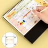 220gsm paper & Large Calendar Grid - Kakao Friends 2026 Choonsik Basic Desk Calendar