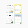 Calendar Pages - Kakao Friends 2027 Index Desk Calendar