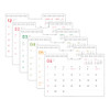 Back Monthly Calendar  - Ardium 2026 Time For Healing Desk Calendar