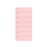 Notful Pink Grid Dateless Weekly Planner Notepad