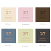 6 Color - O-CHECK 2027 Mon Journal B6 Dated Monthly Planner