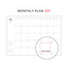 Monthly Plan - O-CHECK 2027 Mon Journal B6 Dated Monthly Planner