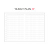 Yearly Plan - O-CHECK 2027 Mon Journal B6 Dated Monthly Planner