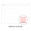 Monthly Plan - O-Check 2026 Record Your Day A4 Dated Monthly Planner