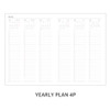 Yearly Plan - O-Check 2026 Record Your Day A4 Dated Monthly Planner