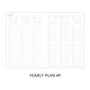 Yearly Plan - O-CHECK 2027 Record Your Day A4 Dated Monthly Planner