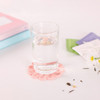 Usage example of Appree Pink Daisy Flower Silicone Coaster