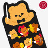 Cute Bow-Tie Conductor Bear - pureureum design Cupid Bear Concert Paper Sticker