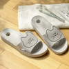 Light Gray - Romane Brunch Brother Mogry Bathroom Slippers