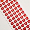 Herat Alphabet Sticker - pureureum design Cupid Bear Heart Alphabet Holographic Sticker