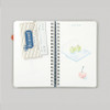 Usage example of Paperian Flat Seed Small Blank Notebook