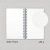 Plain Notebook - Paperian Flat Seed Small Blank Notebook