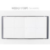 Weekly - 2NUL Square Band Drawing Dateless Weekly Diary Journal