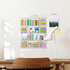 Usage example of Bookfriends Create 50 Books Reading Tracker Poster