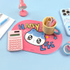Hold Small Desk Accessories - GOLGOLZ Happy Life Mouse Pad