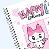 Spiral Binding - GOLGOLZ Happy Life Spiral Blank Notebook