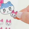 Clear Sticker - GOLGOLZ Cute Face Emoji Clear Sticker