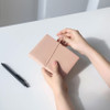 Elastic Band  - Fenice Handy A6 PU Cover Lined And Blank Notebook