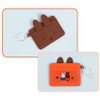 Miffy Brown Card Holder With Bunny Carabiner