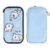 Maltese Double Zipper Pencil Case Pouch