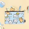 Cute Design - Maltese Puppy Pattern Flat Zipper Pouch