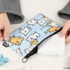 Versatile Use - Maltese Puppy Pattern Flat Zipper Pouch