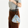 Portable Pouch - Maltese Puppy Pattern Drawstring Pouch