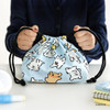 Maltese Puppy Pattern Drawstring Pouch