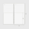 Inner Size - Be On D Catch Your Days Ticket Organizer with Stickers