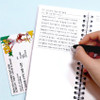 Lined - Be On D Catch Your Days Ticket Organizer with Stickers