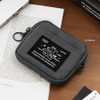 Charcoal - Iconic Floby Mini Zipper Pouch Card Wallet