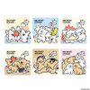 6 Option - Maltese Puppy Big Point Removable Sticker Pack