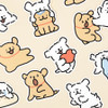 Maltese Puppy Big Point Removable Sticker Pack