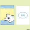 A4 Size - Maltese Puppy L-Shaped A4 File Folder