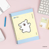 Sky Blue (Maltese) - Maltese Puppy B5 Blank Notebook