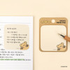 Quick notes  - Maltese Puppy Sticky Notes Pad