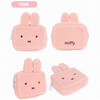 Pink - Miffy Fluffy Face Pouch