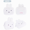 White - Miffy Fluffy Face Pouch