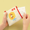 Versatile Use - Kakao Friends Choonsik Square Flat Zipper Pouch